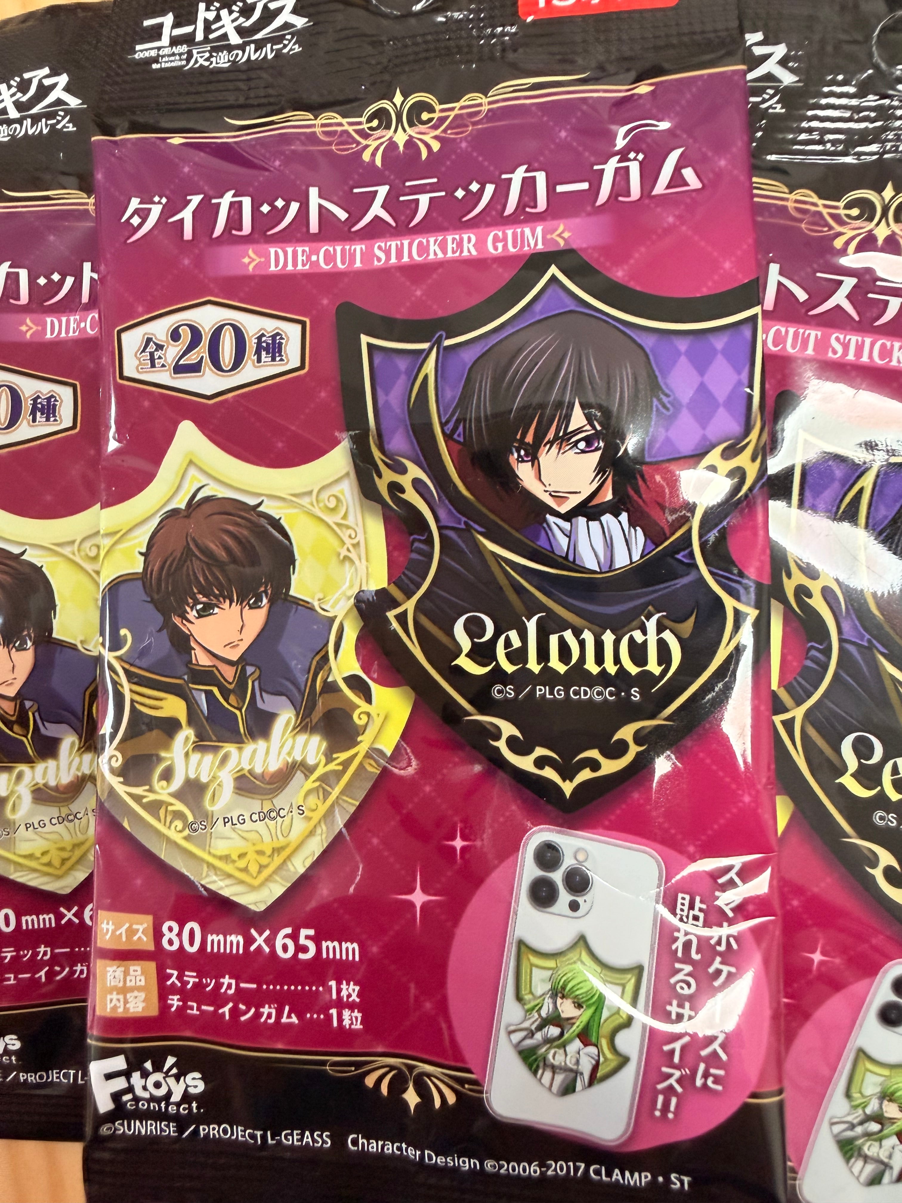 Code Geass  Official Collector Sticker Blind Bag (1 Random Sticker )