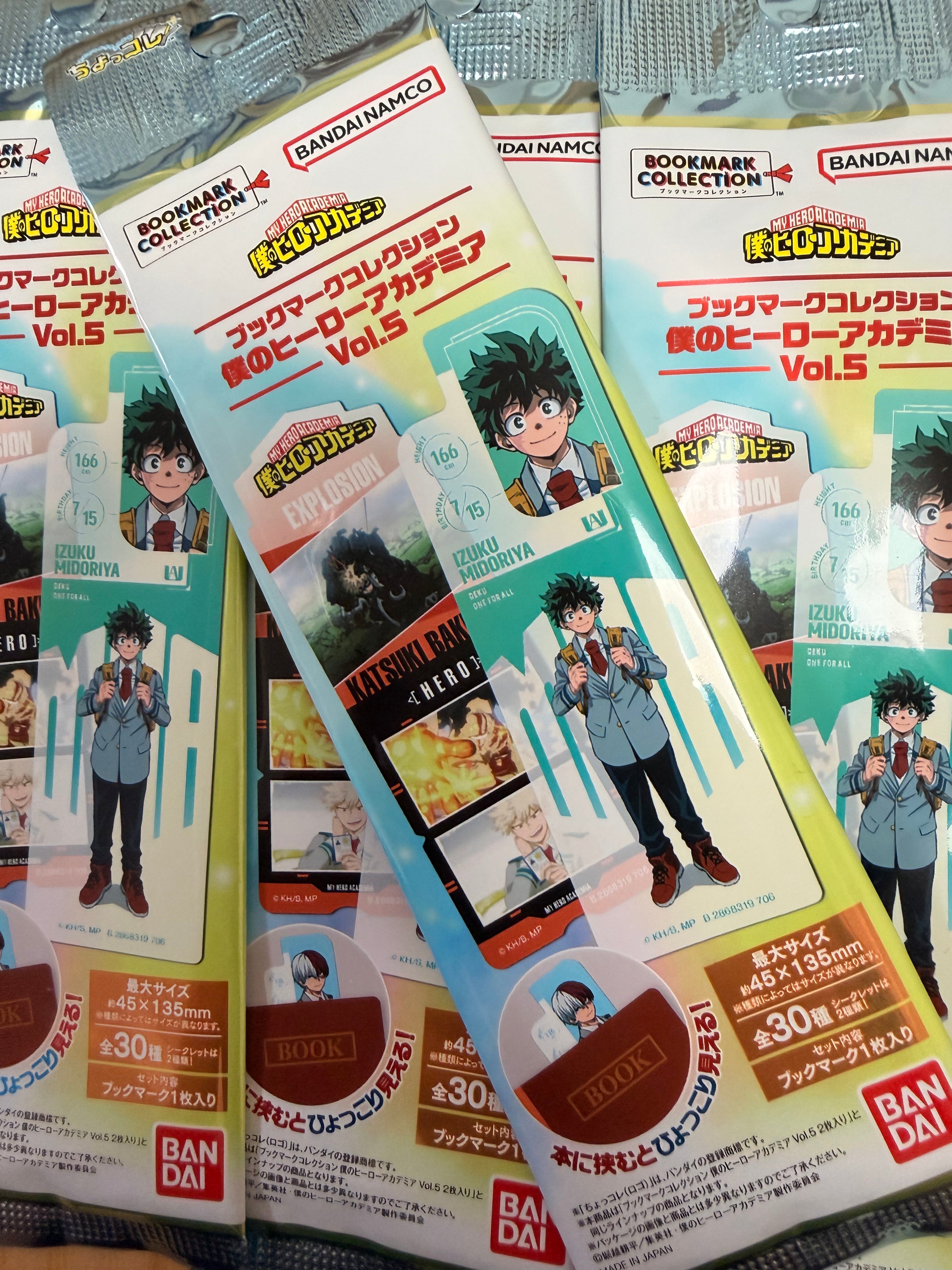 My Hero Academia  Official Collector Bookmark Blind Bag Vol. 5 (1 Random Bookmark )