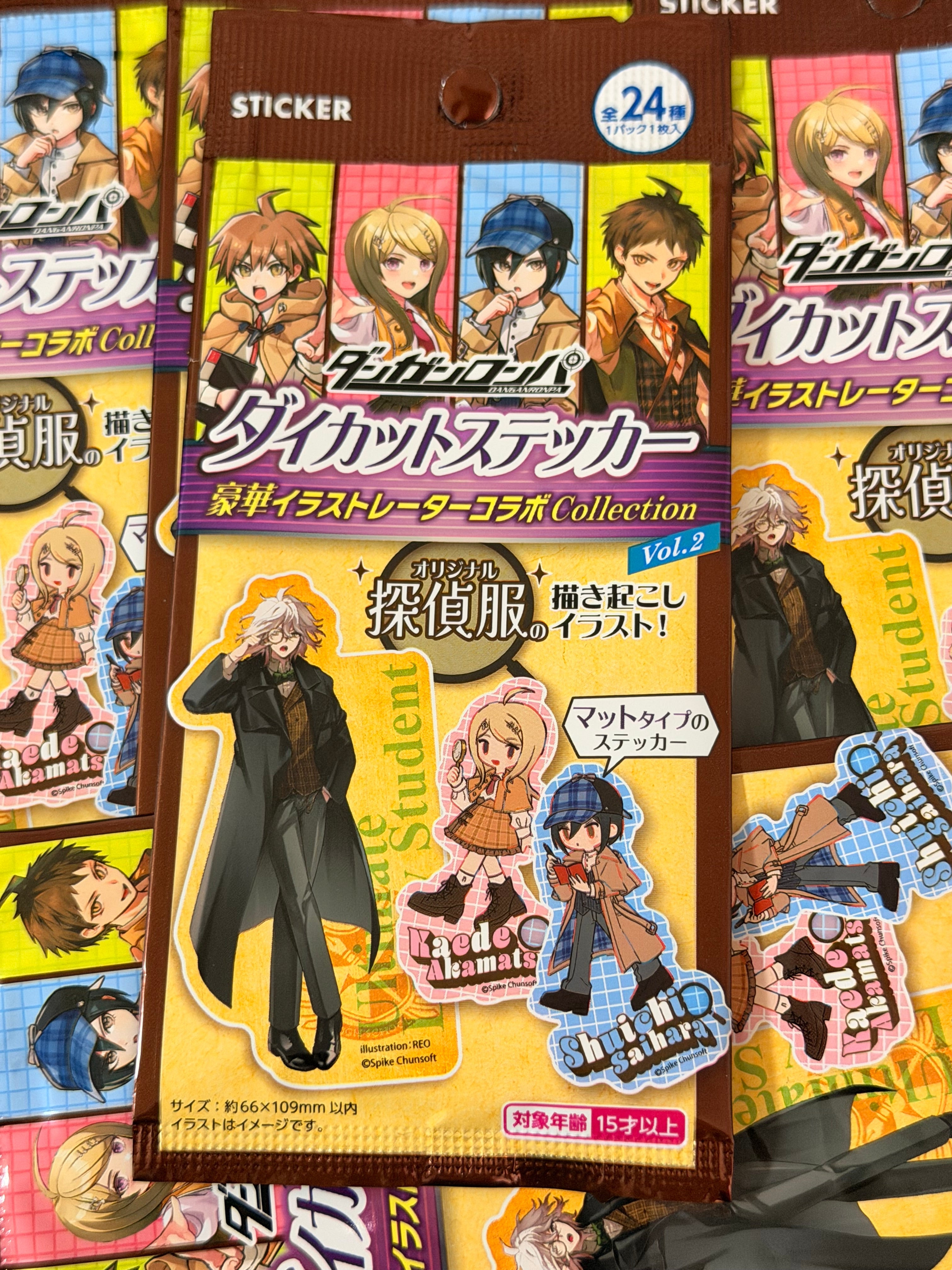 Danganronpa  Official Collector Sticker Blind Bag Vol.2 (1 Random Sticker )