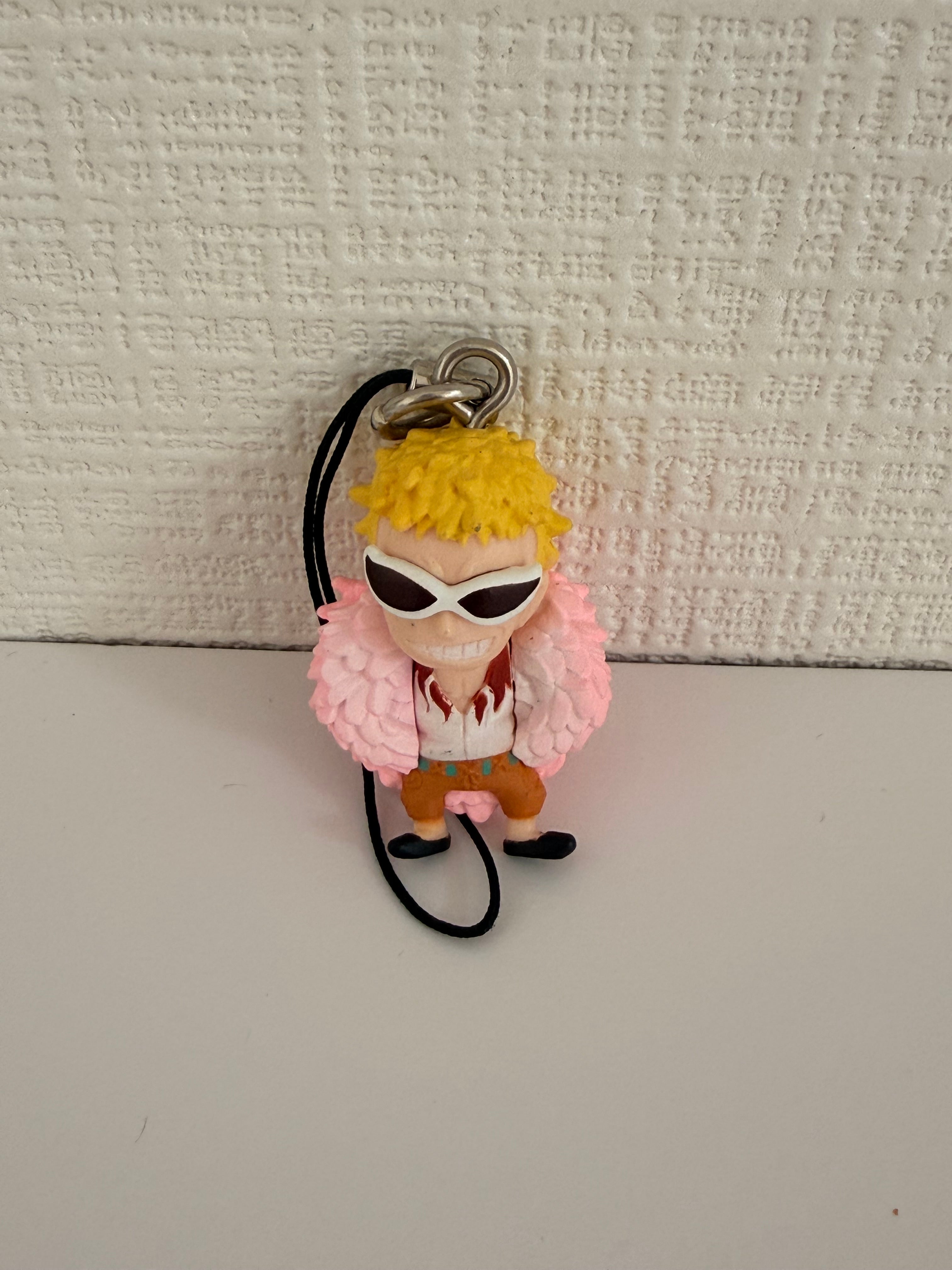 One Piece Del Flamingo Official Mini Figure Keychain JP
