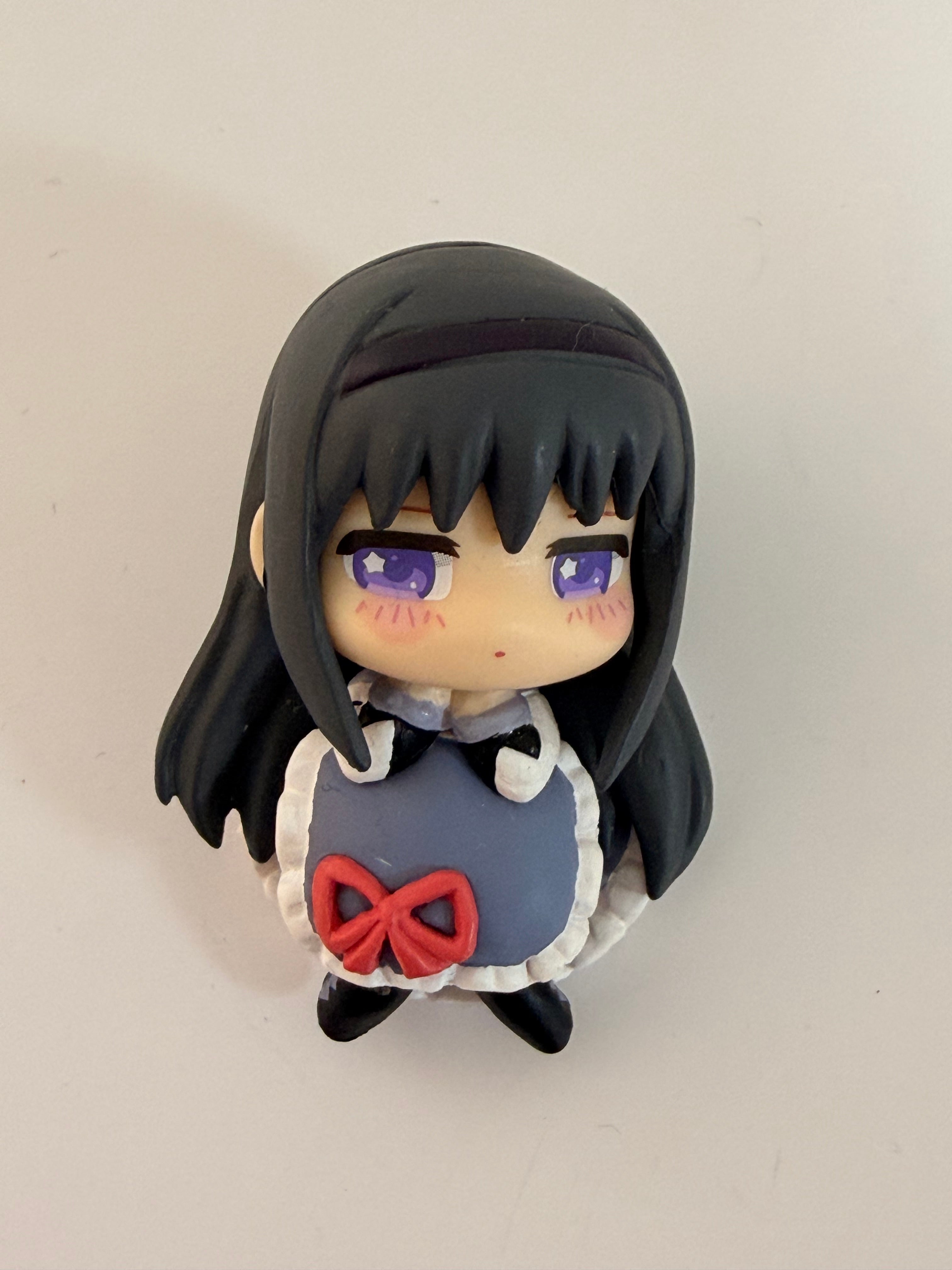 Puella Magi Madoka Magica Homura Sleepy Gashapon Mini Figure