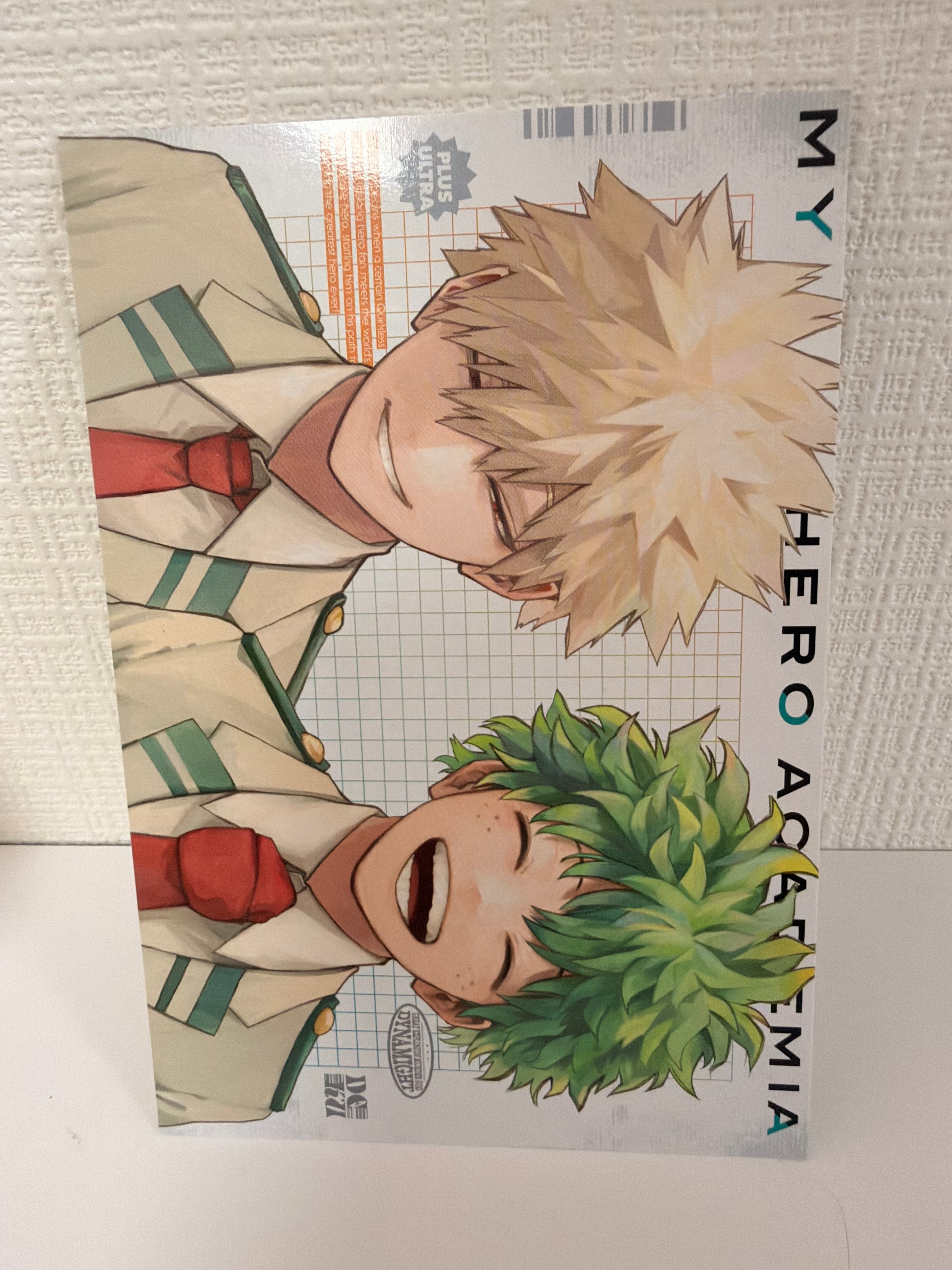 My Hero Academia Bakugo and Midoriya Official Collector Postcard JP