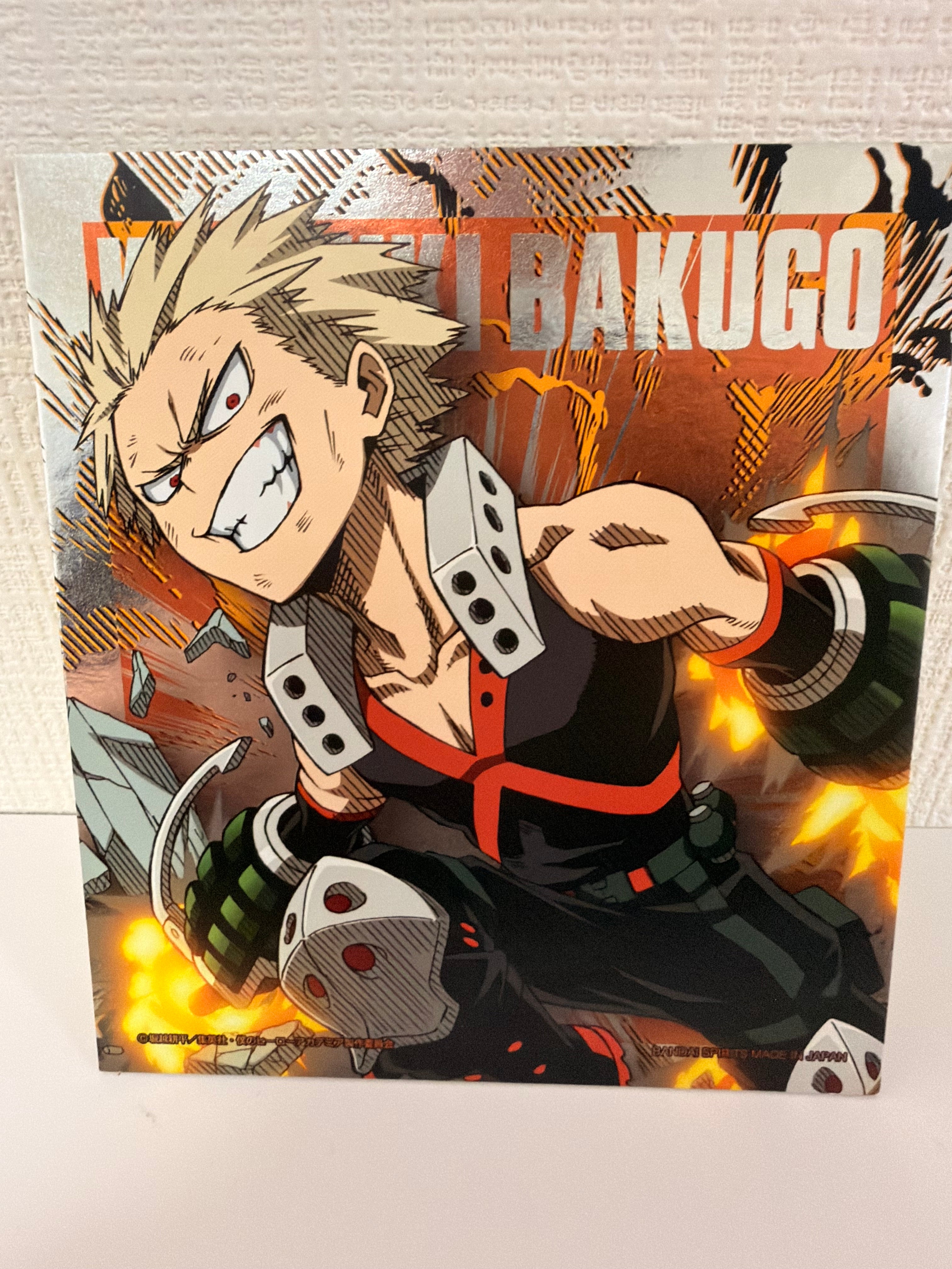 My Hero Academia Bakugo Silver Official Collector Postcard JP
