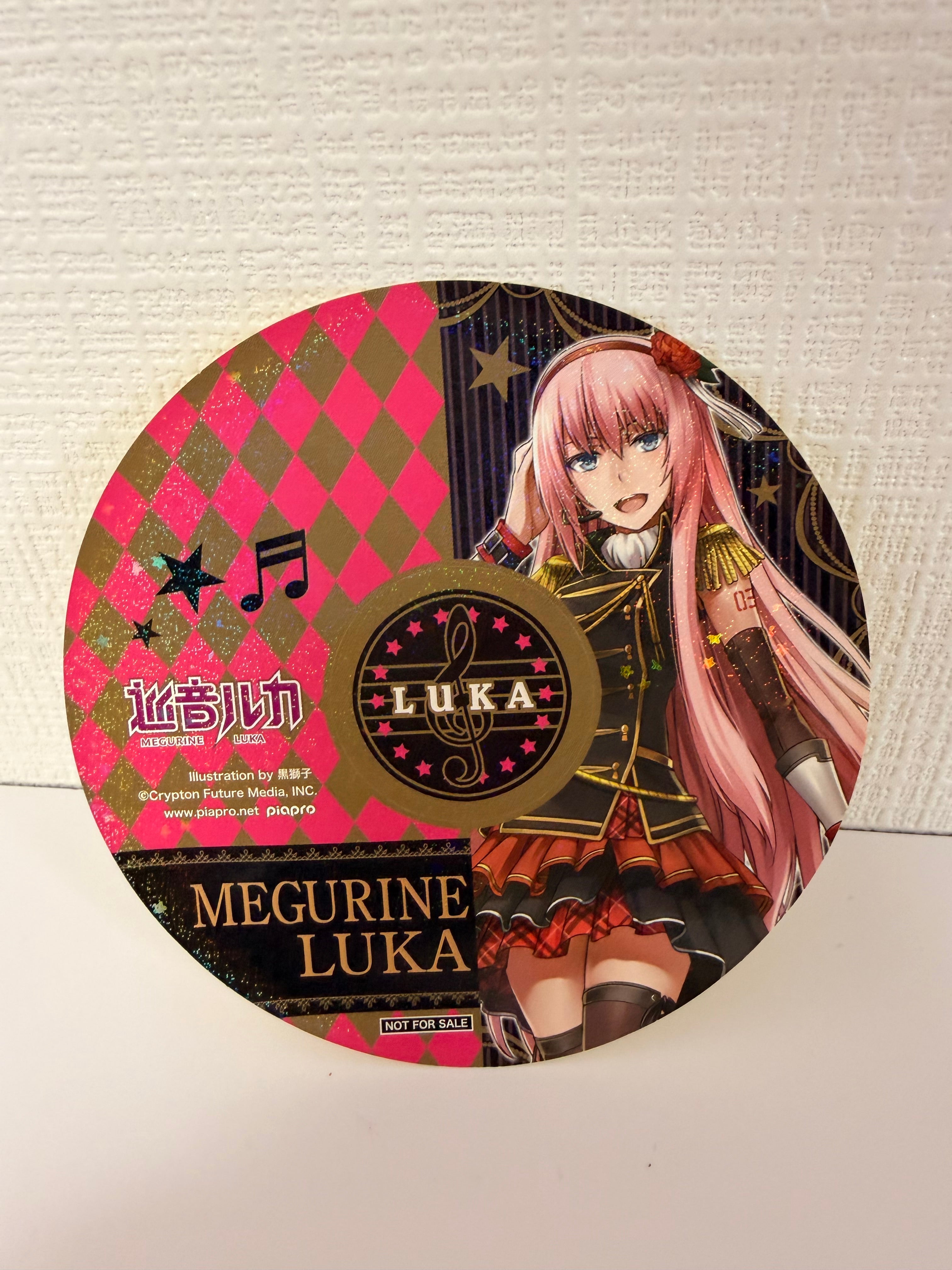Vocaloid Project Sekai Luka Retro Circle Coaster (RARE)