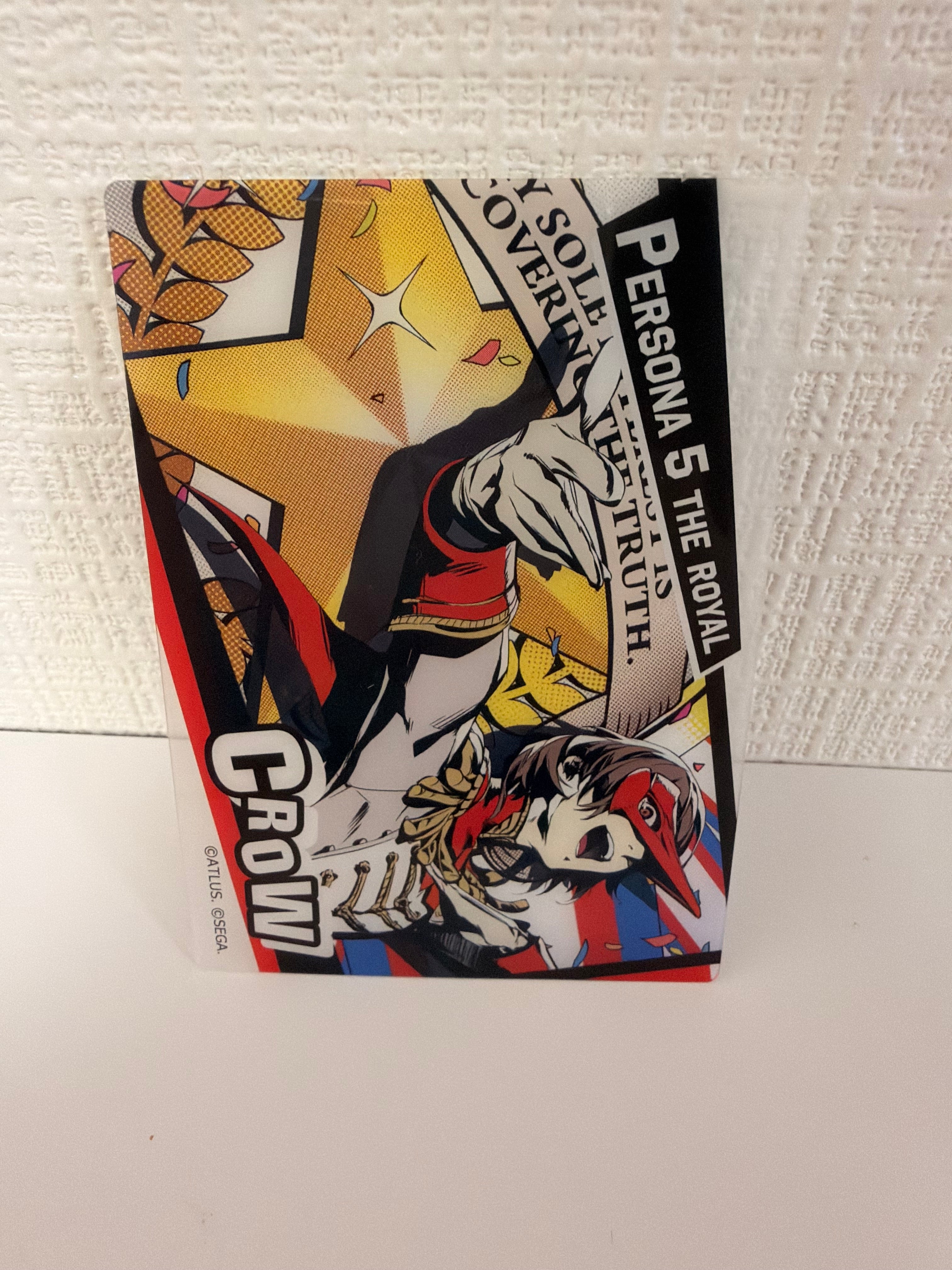 Persona 5 Crow Official Collector Card