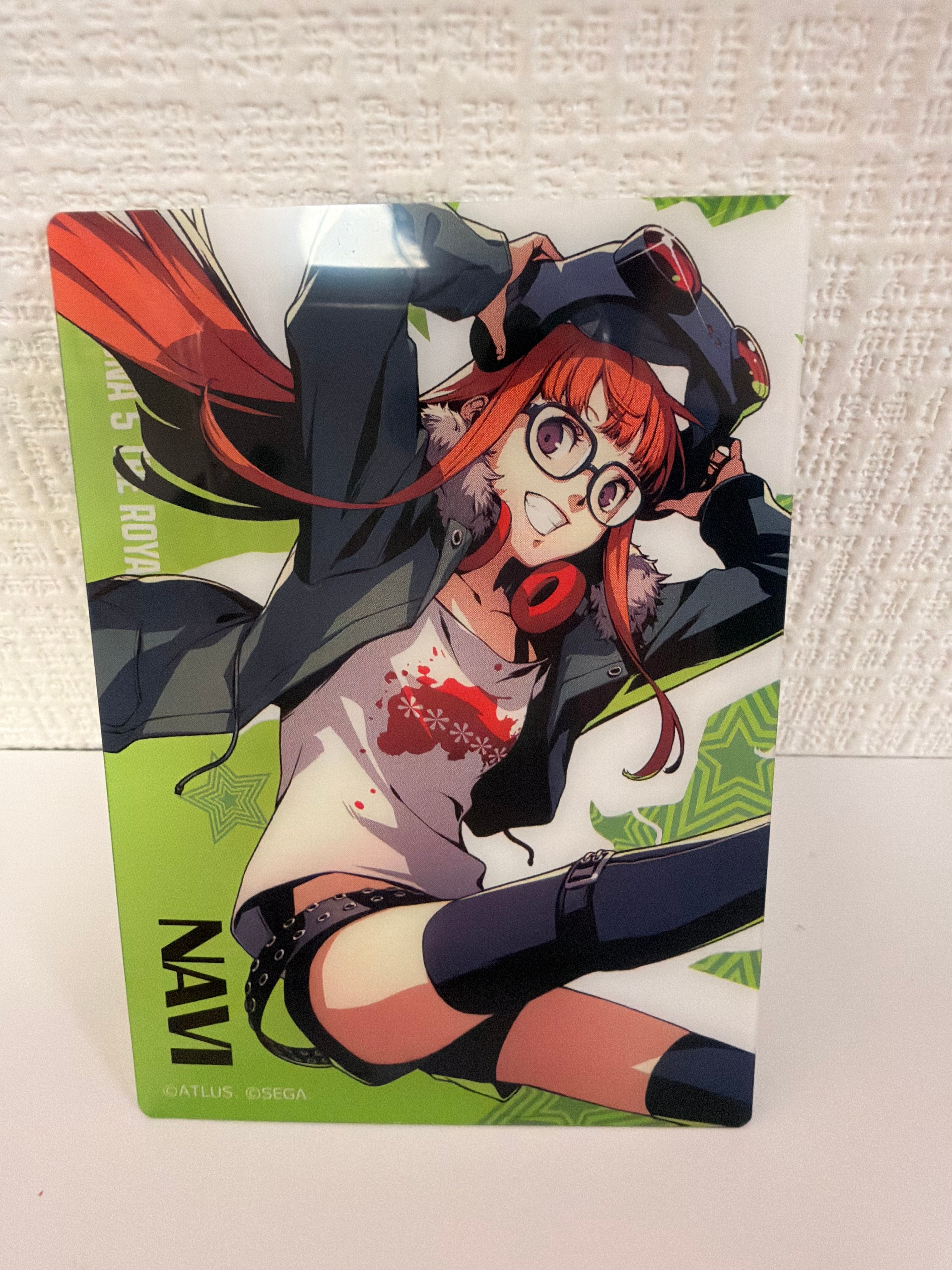 Persona 5 Navi Official Collector Card