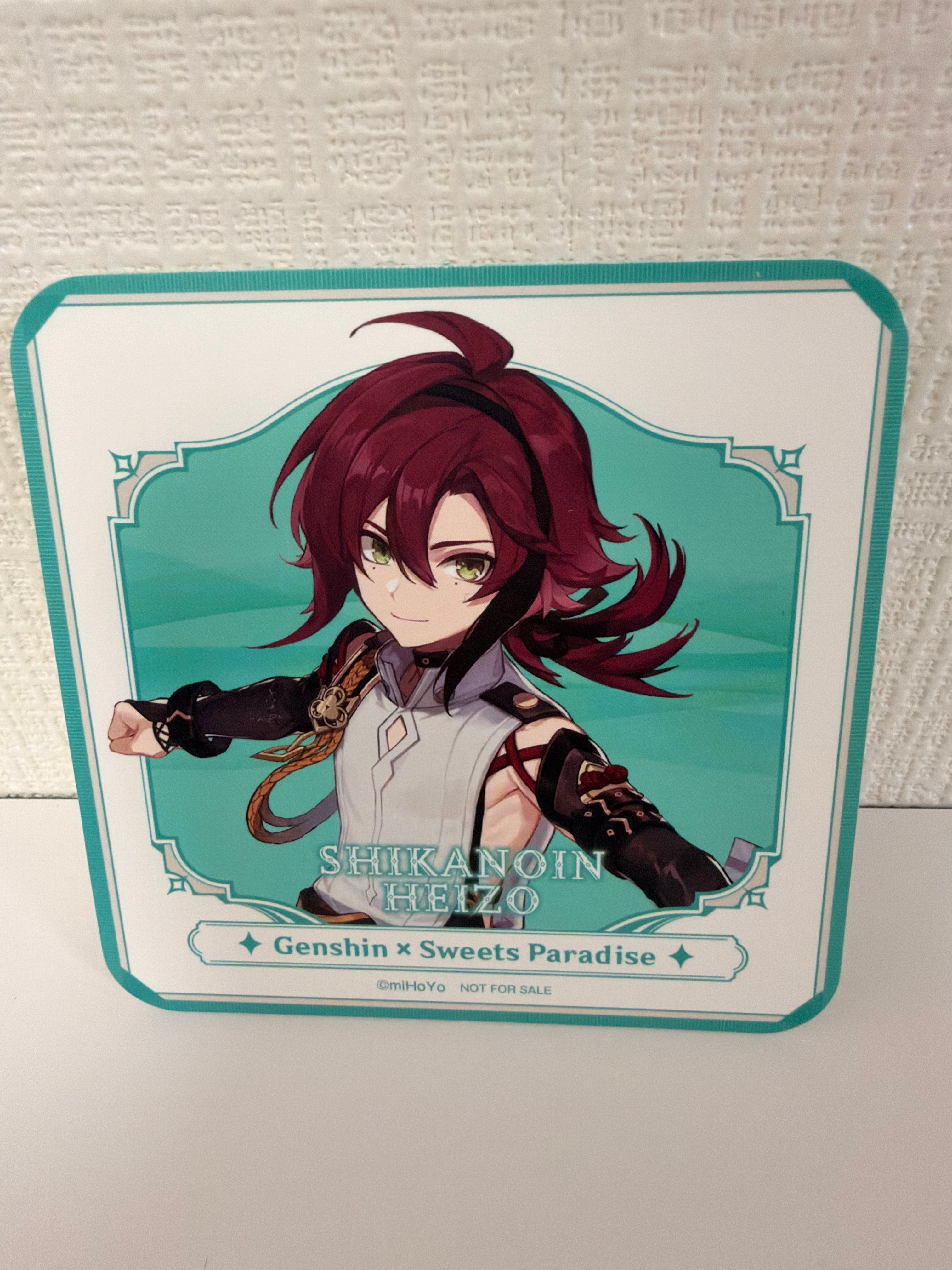 Genshin Impact Heizo Official Collector Coaster Mihoyo