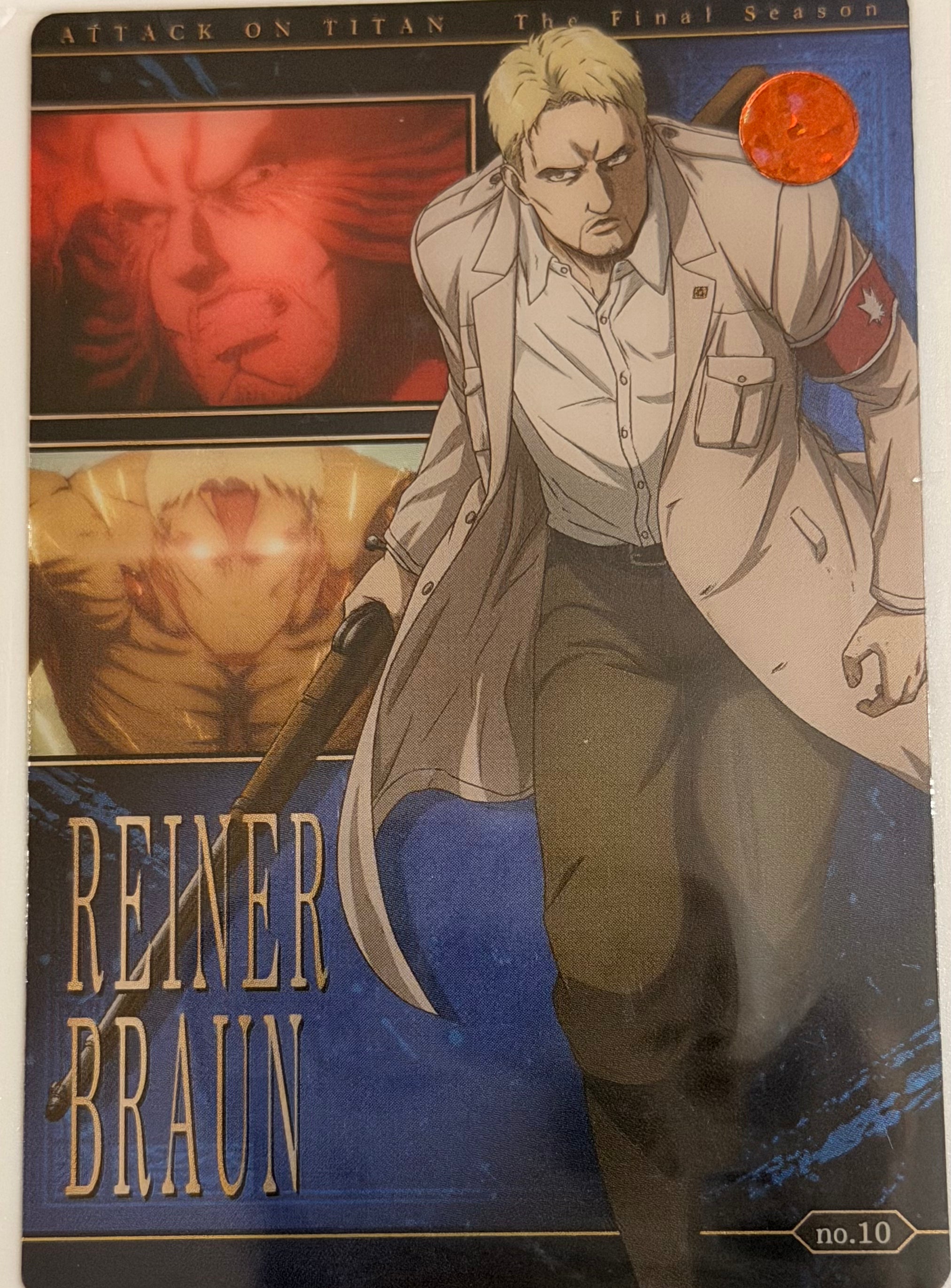Attack On Titan Official Collector Cards JP 1 RARE