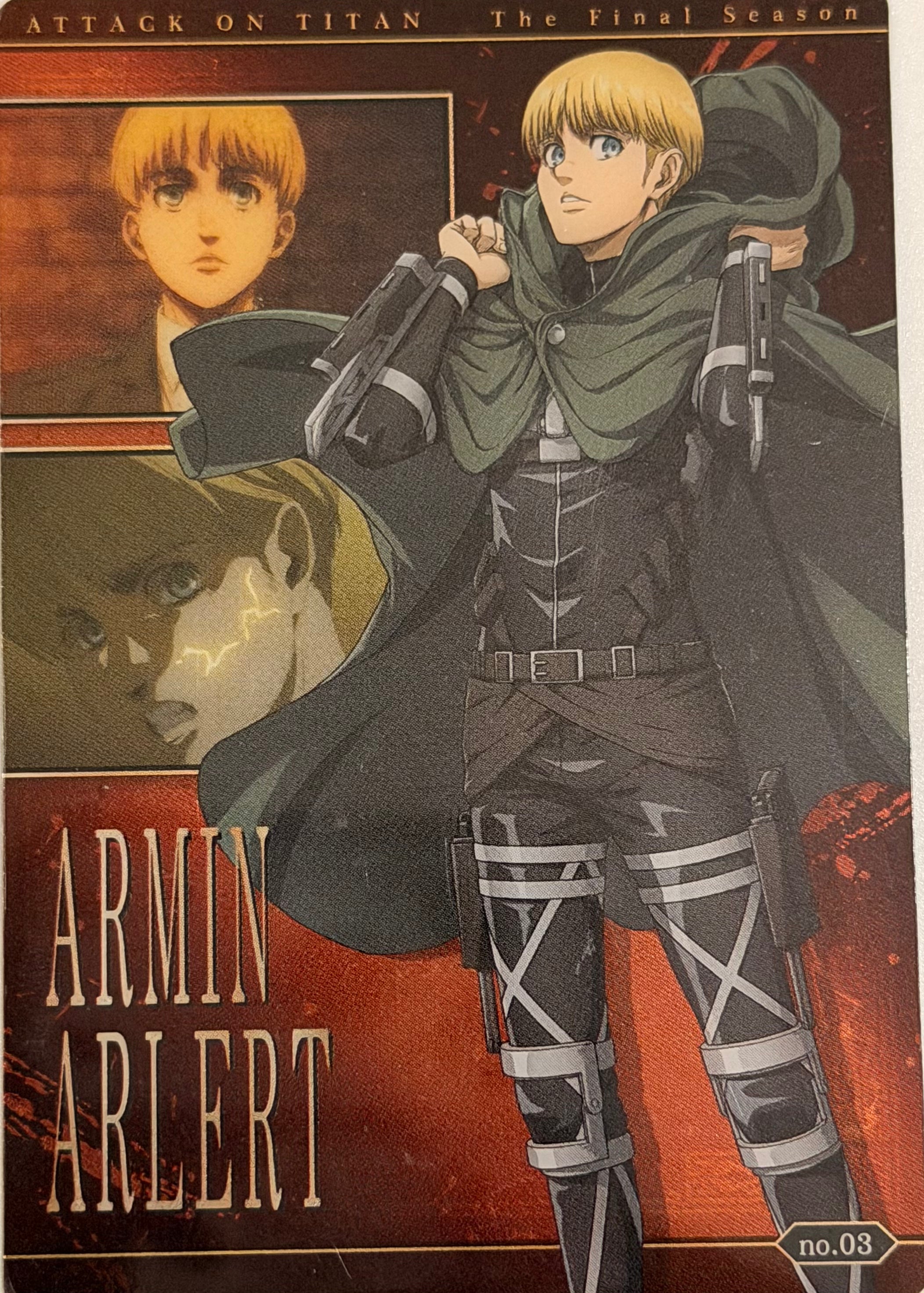 Attack On Titan Official Collector Cards JP 1 RARE