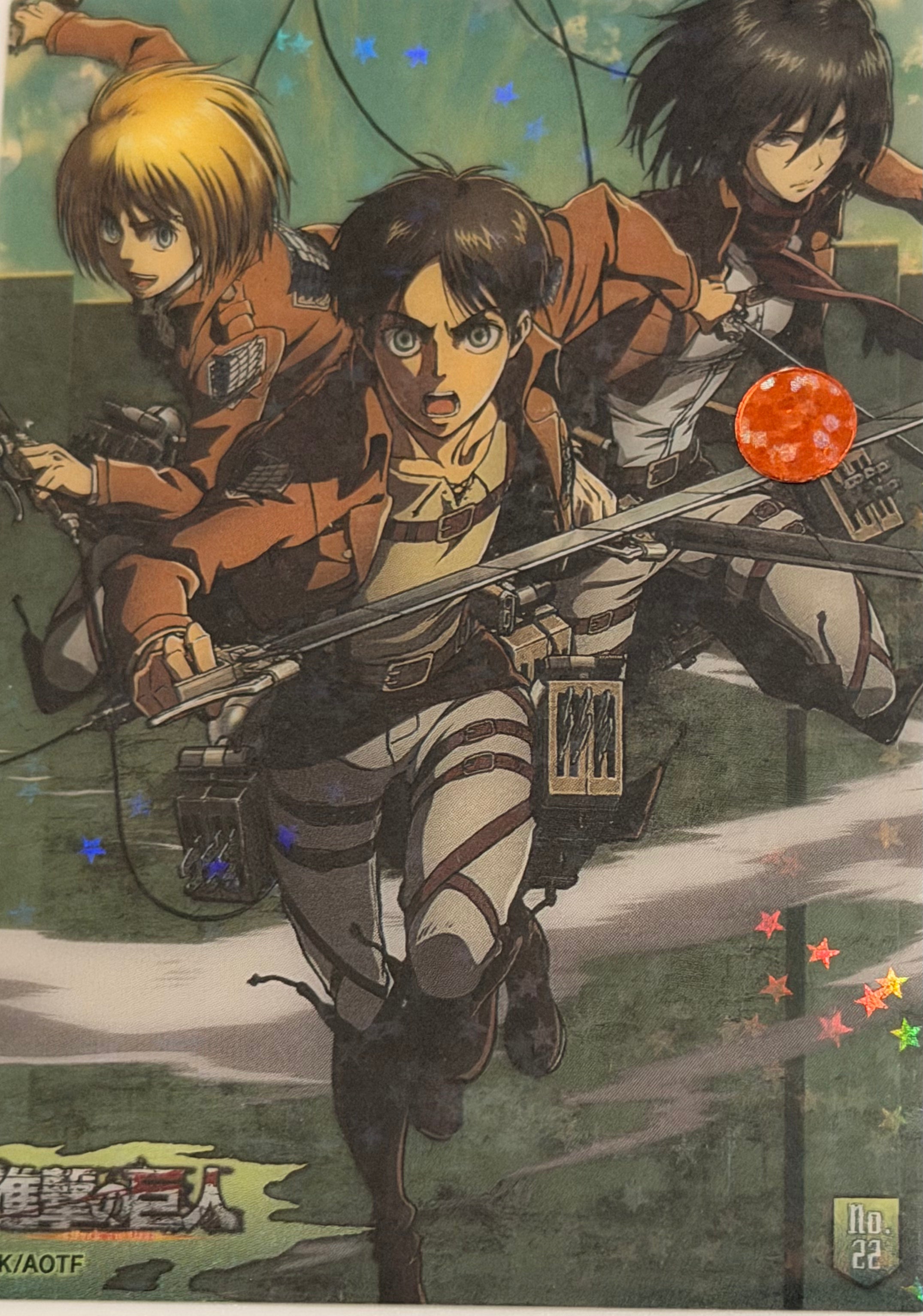 Attack On Titan Official Collector Cards JP 2 RARE