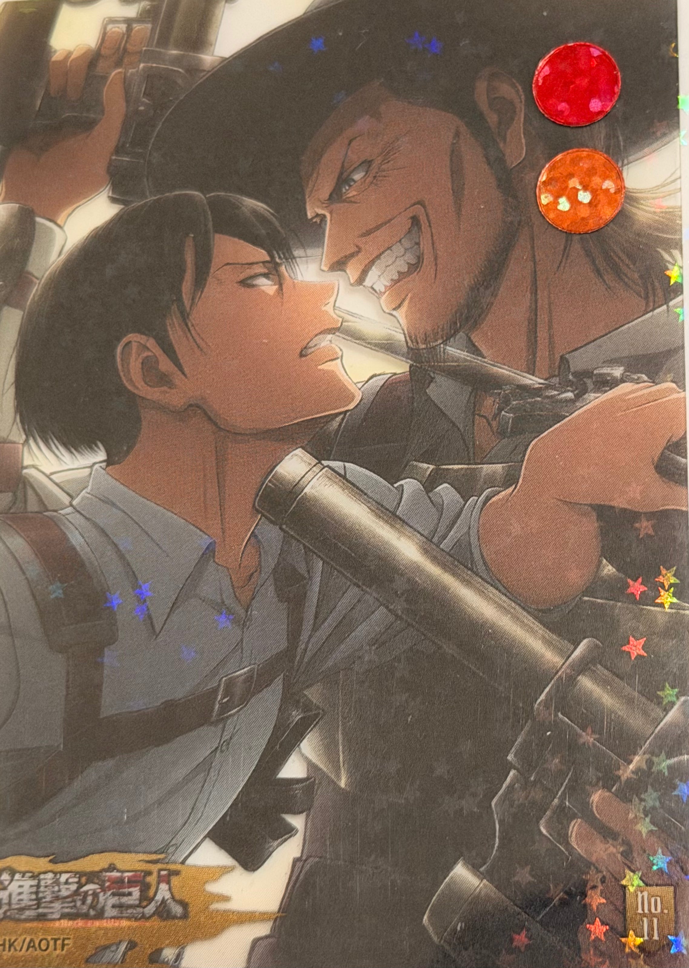 Attack On Titan Official Collector Cards JP 2 RARE