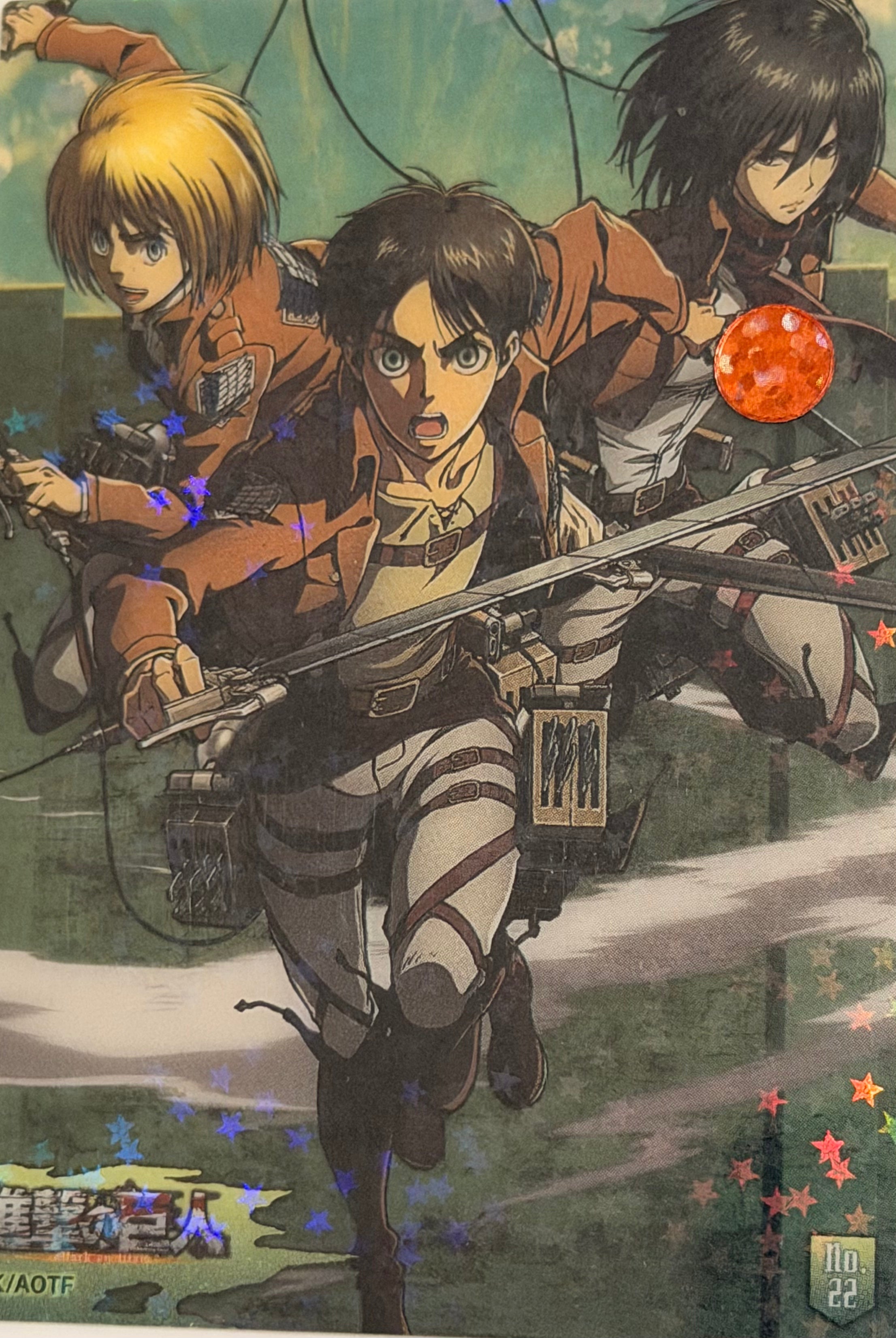 Attack On Titan Official Collector Cards JP 2 RARE
