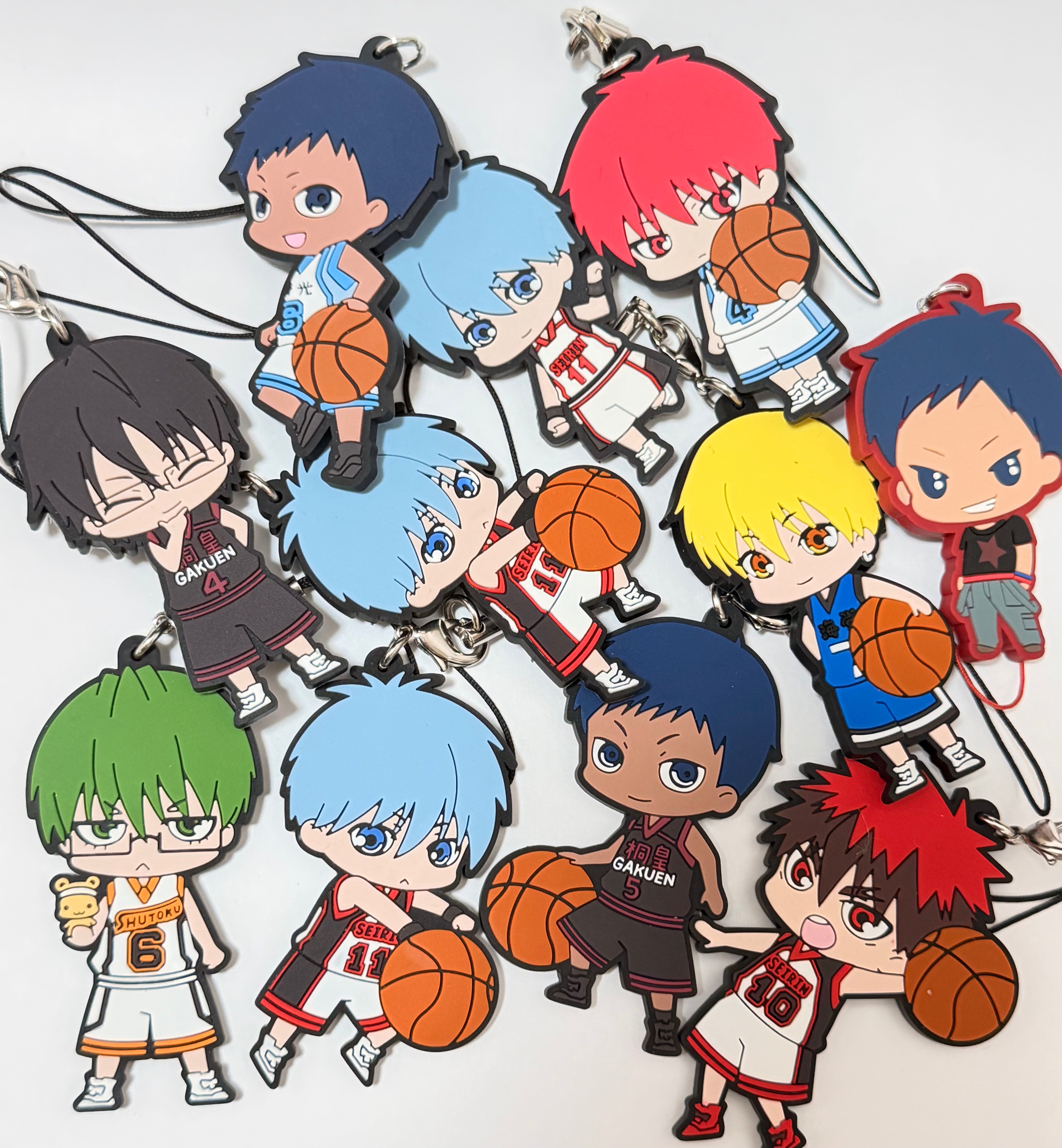 Kuroko No Basket Official Rubber Keychain JP