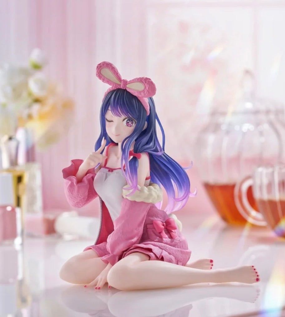 Oshi no Ko Desktop Cute Ai Hoshino figure in her Rabbit Roomwear outfit by Taito