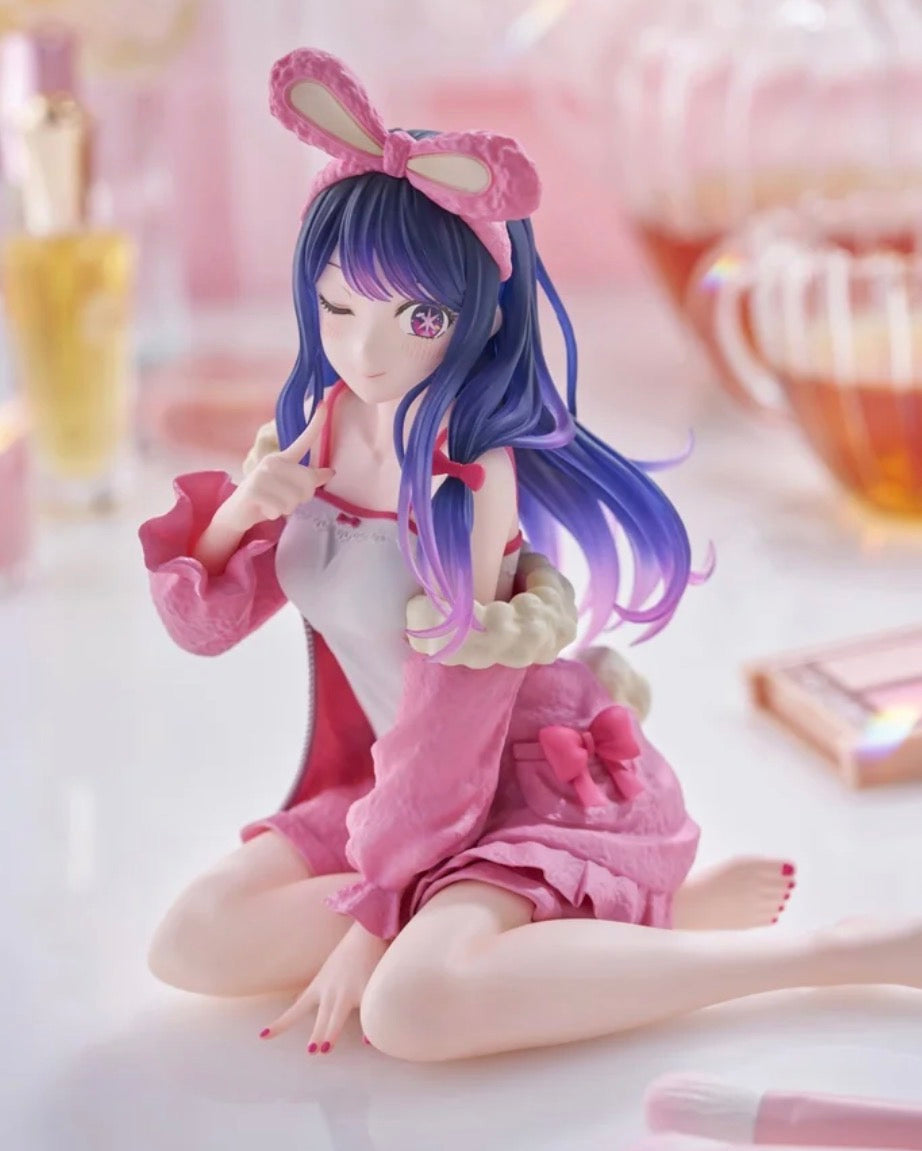 Oshi no Ko Desktop Cute Ai Hoshino figure in her Rabbit Roomwear outfit by Taito