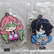 Demon Slayer Mitsuri & Obanai rubber keychain