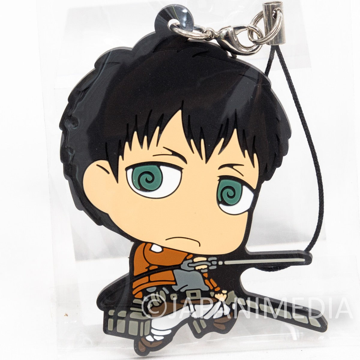 Attack On Titan Bertholdt Strap rubber key charm