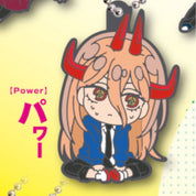 Chainsaw Man Power rubber keychain by Takara Tomy Arts