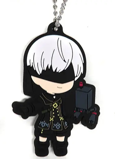 NieR: Automata Ver1.1a 9s & Pod 153 rubber keychain