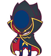 Code Geass Kotobukiya Zero Lelouch strap rubber keychain