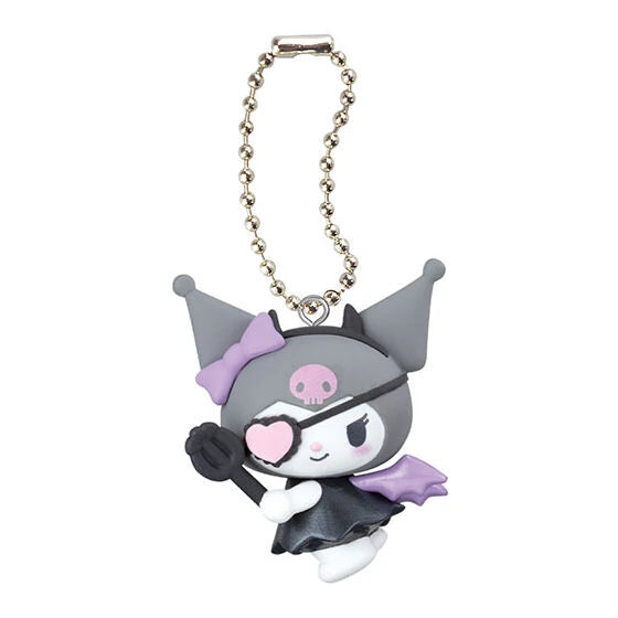 Sanrio Kuromi “Naughty Little Devil Swing” mini figurine keychain by Bandai