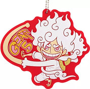 One Piece Monkey D. Luffy “Gear 5” rubber keychain by Bandai