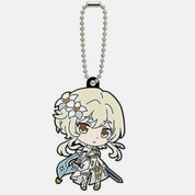 Genshin Impact Lumine rubber keychain by Bandai