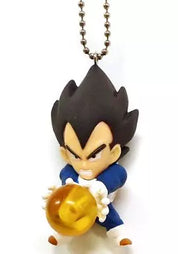 Dragon Ball Z Vegeta Vintage 2009 Bandai mini figurine keychain