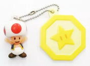 Super Mario 3D Land Toad mini figurine keychain