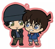 Detective Conan & Shuichi Akai strap rubber keychain