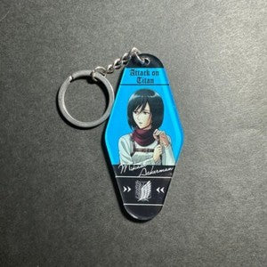 Attack on Titan Mikasa Ackerman acrylic keychain by Bandai
