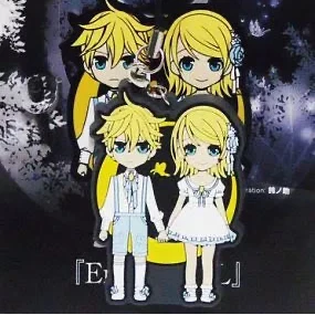 Vocaloid Kagamine Len & Kagamine Rin “EndlessroLL” strap rubber keychain RARE