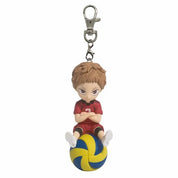 Haikyuu!! Morisuke Yaku mini figurine keychain by Banpresto