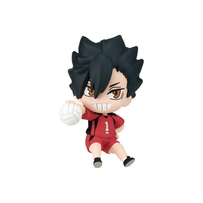 Haikyuu!! T-Arts Defo Fig! Tetsuro Kuro mini figurine keychain