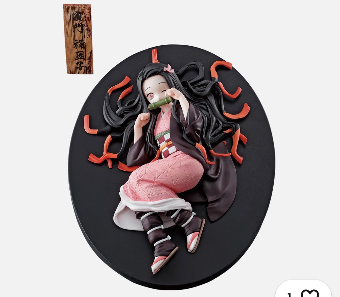Demon slayer Bandai Ichiban Kuji Nezuko Kamado figure from the "Take Up the Blade at Daybreak" series