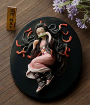 Demon slayer Bandai Ichiban Kuji Nezuko Kamado figure from the "Take Up the Blade at Daybreak" series