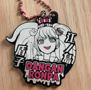 Danganronpa Monochrome Rubber Keychain Gashapon Junko Enoshim
