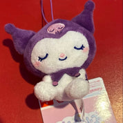 Sanrio - Kuromi  “Munyasuya” plush keychain JP