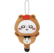 Chiikawa - Momonga “Tanuki Lottery C prize” plush keychain