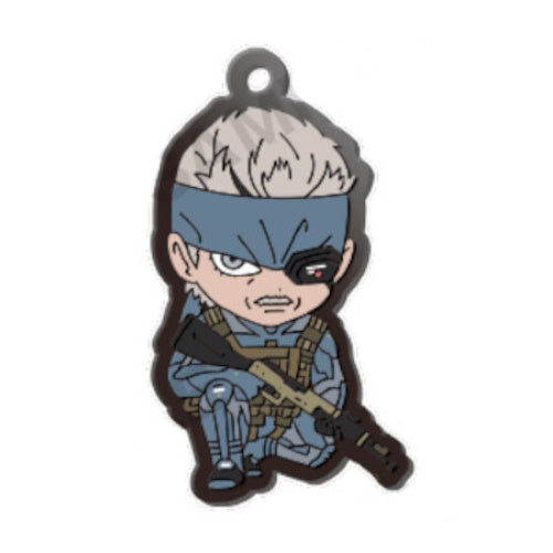 Metal Gear Solid 4:Guns of The Patriots Old snake strap rubber keychain