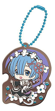 Re:Zero Starting Life in Another World REM rubber keychain