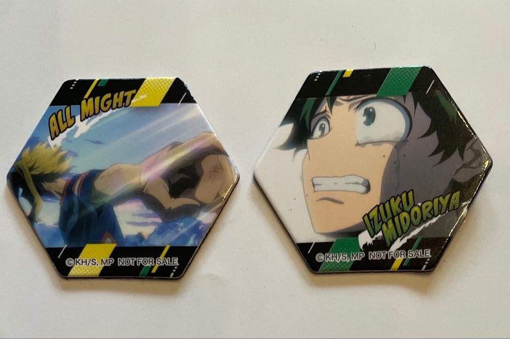 My Hero Academia Izuku Midoriya & All Might magnets