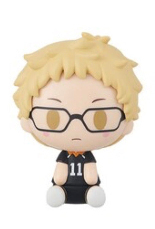 Haikyuu!! Kei Tsukishima Chokonokko mini figurine by Bandai