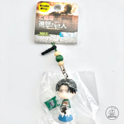 Attack On Titan Levi Strap mini figurine keychain