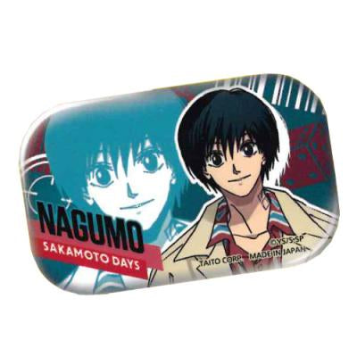 Sakamoto Days Yoichi Nagumu metallic square pin badge  by Taito