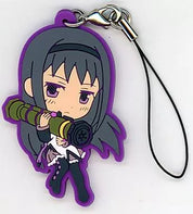 Puella Magi Madoka Magica Homura Akemi strap rubber keychain by Banpresto