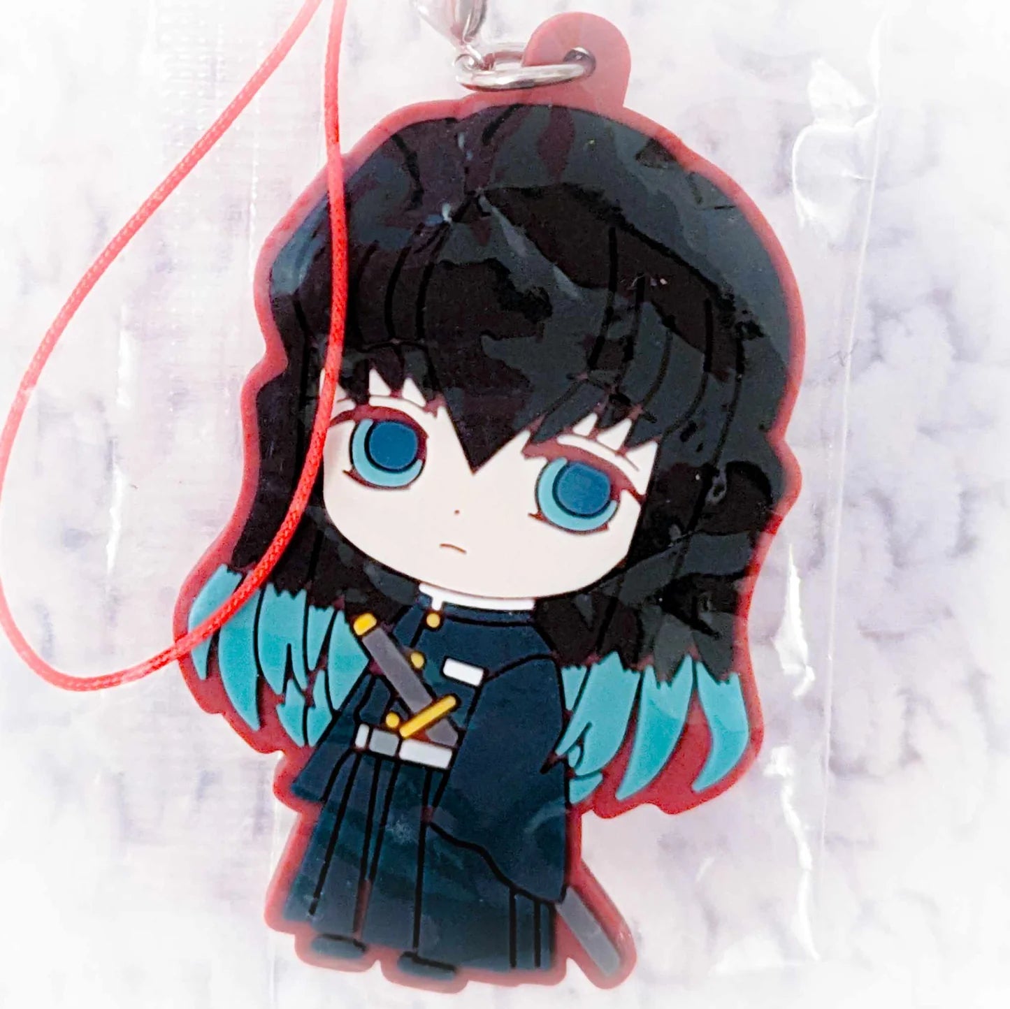 Demon Slayer Tokito Muichiro strap rubber keychain