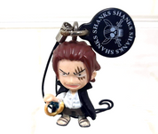 One Piece Shanks mini figurine strap keychain by Bandai
