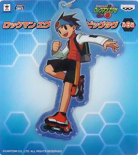 Mega Man Battle Network Lan Hikari plastic keychain