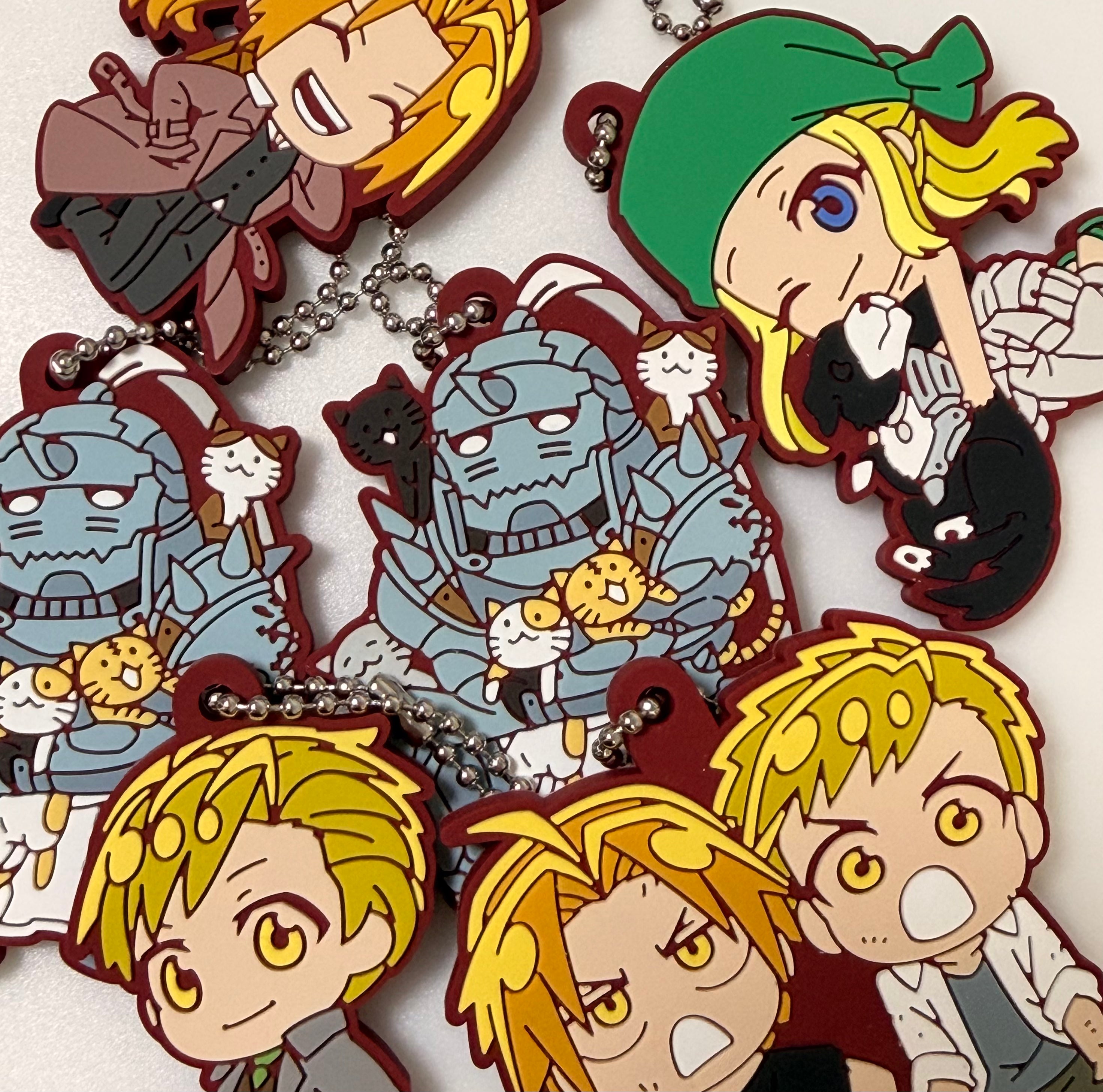 Fullmetal Alchemist Official Rubber Keychain Gashapon